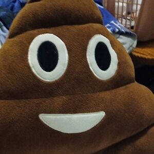 Brown Emoji Pillow Male